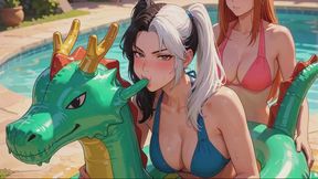 Inflatables Stories #16: Poolside Dragon Balloon Confession
