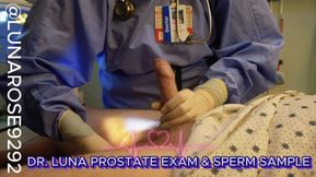 B/G DR. LUNA ROSE PROSTATE EXAM & SPERM SAMPLE W/PATIENTX🧤🍆💦🧤🍑🥵🔥