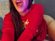 Joi sex virtual POV- MADRASTA SAFADA "acidentalmente" sentou na ROLA do enteado! Step mommy! 😈😈