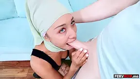 Cali Lee - Hijab Arab Stepmom Wanted Stepsons Huge Cock