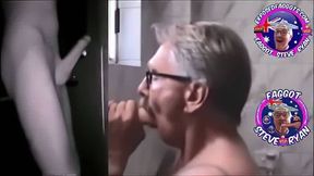 FAGGOT STEVE RYAN COCK SUCKER CUM LOVER @ SAUNA X