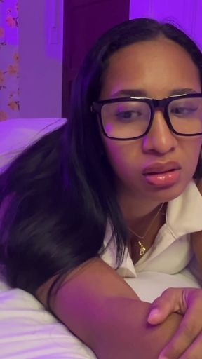 Spectacular moment from &quot;Stepmom was fucked for money until she received a cumshot. English captions&quot;