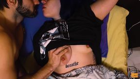 Hot Kissing and Nipple Play Is Everything That She Needs to Cum Hard - Unlimited Orgasm