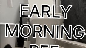 Sleepy Morning Relief Barefoot Bathroom Pee