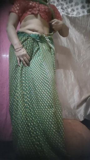 Green Saree live it
