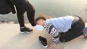 Chinese Twink Slave Fetish And Blowjob In Public