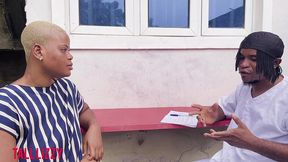 quack doctor fist stripper in process of treating her