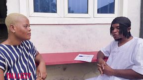 quack doctor fist stripper in process of treating her