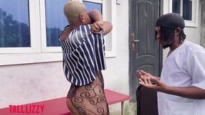 quack doctor fist stripper in process of treating her