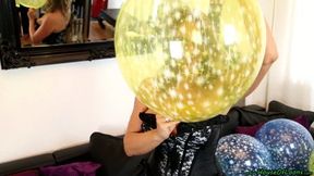 1sexy bouncing and sitpopping thai balloons