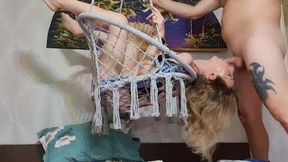 blowjob pussy lick and fuck on swing