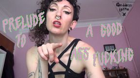 Prelude to a good ass fucking