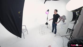 Addison Vodka's Sizzling Photoshoot Fling: Skinny Blonde Serves Up a creampie Bonanza