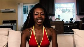 Sweet ebony pussy welcomes fucked hard by big black cock