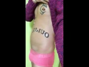 alien inside my belly?! Belly bloat fetish - pregnant with alien