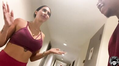 Valerie kay invites lil d to yoga time pt 1