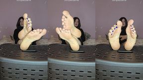 propping up my big soles