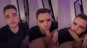 sucking my boyfriend s cock and teasing you