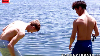 Step-Dad's Hot StepSon Gets Fucked By Dad And His Buddy