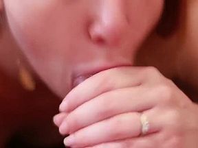 Amazing Close Up Blow Job