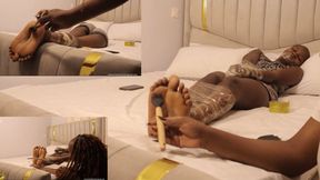 FEET punishmet (tickling & caning session)