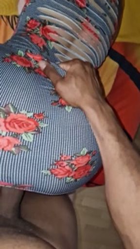 MY STEPDAD IS LEFT ALONE TALKING ON THE PHONE WITH MY MOM AND I FUCK HIM IN HIDDEN DRESS