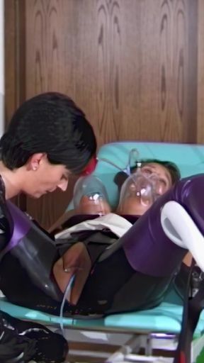 Captivating moment from "German dominatrix dominates a woman and a man"