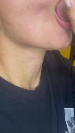 NAUGHTY DRANK ALL MY CUM, HOT BITCH   Clip 1