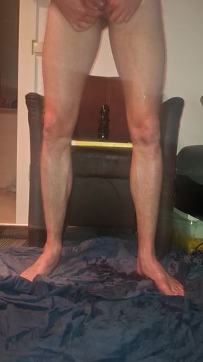 Solo Gay Twink Anal Dildo - Extreme Pissing Orgasms