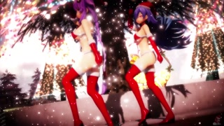 MMD R18 Iris Heart x Purple Hear Christmas Chocolate Cream