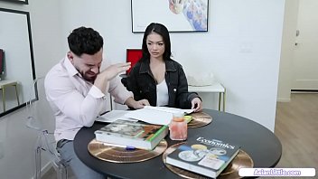 Petite asian teen wants tutors big cock