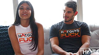 Tight Latina Puss Wanted That HotGuysFuck COCK!