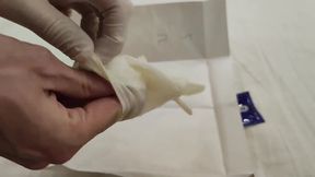Surgical gloves masturbation
