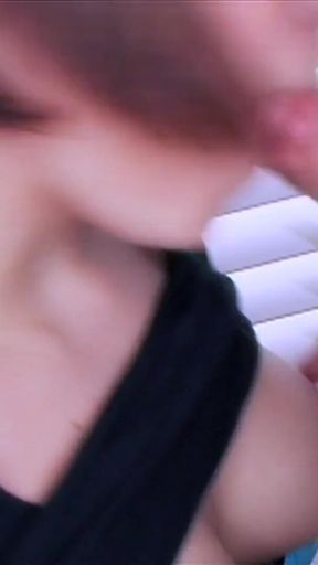 Katie Michaels Sucks a Big Dick and Swallows Cum