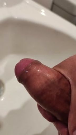 He masturbates after urinating