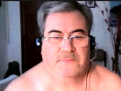 hot argentinian grandpa wanking and cumming