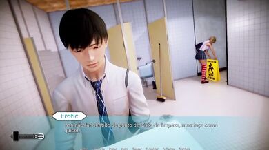 Waifu Academy 37 uncensored visual novel game scene gushes hot creampie until I beg