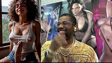 Trans babe enjoys a big cock and cums hard in public