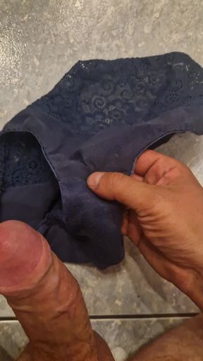 Playing with panties from my mother-in-law