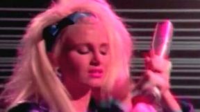 Hot and nasty white ladies in vintage hardcore lesbian threesome