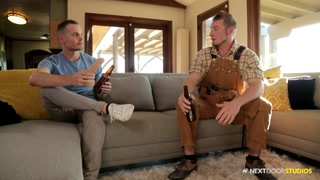 Hot Construction Worker Caught with Big Dildo