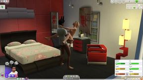 Sims 4 - Wicked mod Playing around and having fun with one of my neighbors