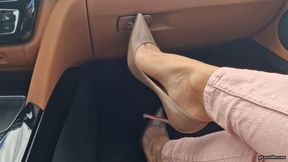 dirty nylon feet on the highway to Chemnitz HD mp4 1920x1080