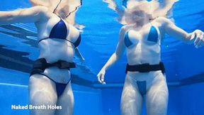 Lory Lace and Cory Chase Go Underwater - Naked Breath Holds (HD-1080)