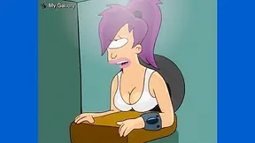 Leela Surrenders to Frys Fiery Passions in Hot Sci-Fi Moment