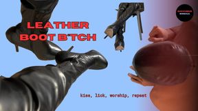Leather Boot Btch