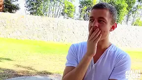 Ian Levine In Hot Twink Gets Offered Cash To Take Off His Shirt & Flash His Round Ass