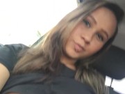 ¡Pago el servicio de UBER desnudándome para el conductor de Uber, me encantó!