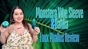 USING &amp; REVIEWING FAUX PHALLUS SEX GRINDERS Dahlia &amp; Monstera Vibe Sleeve - Sydney Screams