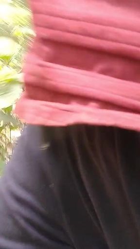 A Asian Boy in Forest Handjob Foking